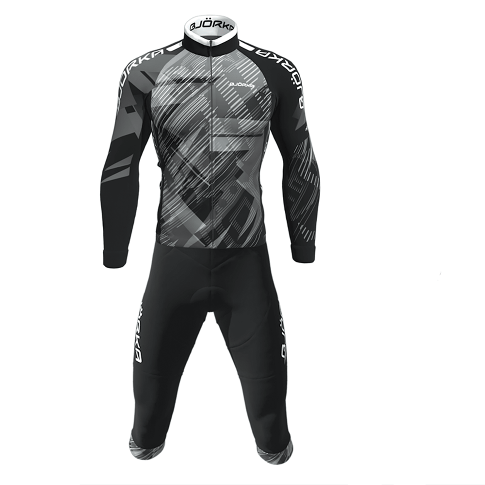 Cycling Gear Jersey - Spring/Autumn Bjorka Cycling Long Sleeve Jersey