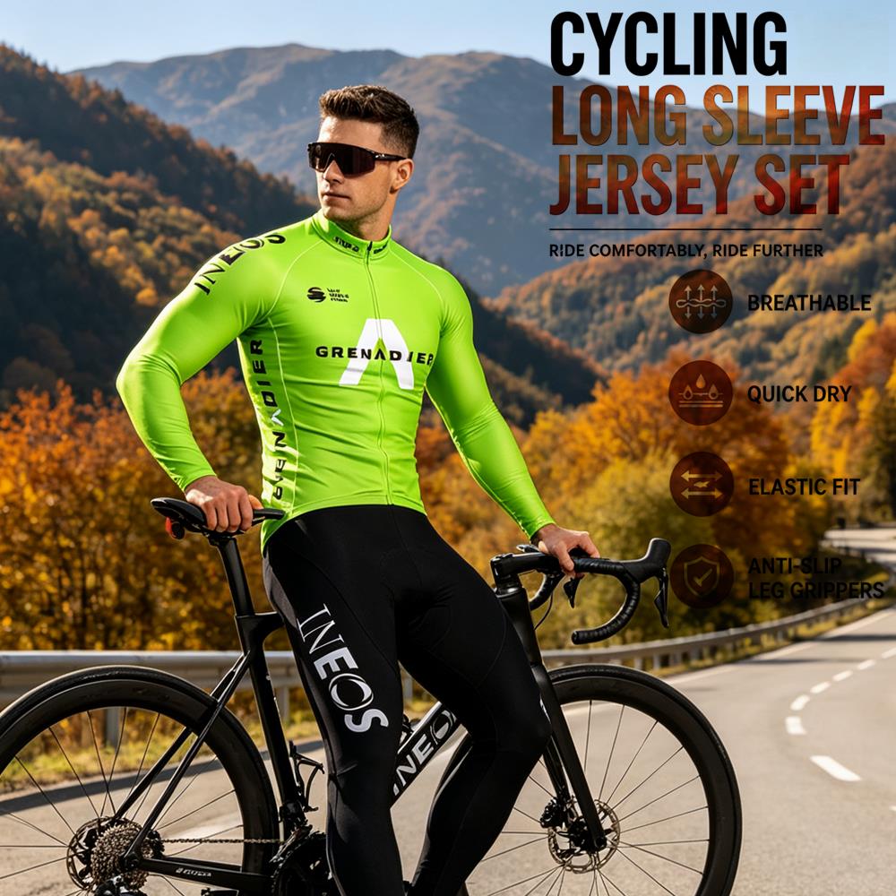 Cycling Gear Sale - Autumn Cycling Jersey Set Ropa Ciclismo