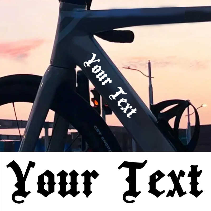 Cycling Gear Sale - 1PC Custom Text Height3.5CM Personalized Bicycle