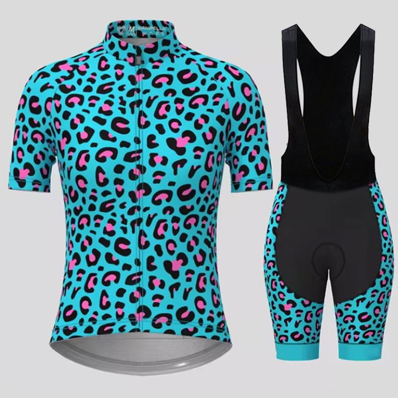 Cycling Gear Sale - Men's Breathable Cycling Suit Set, Blue