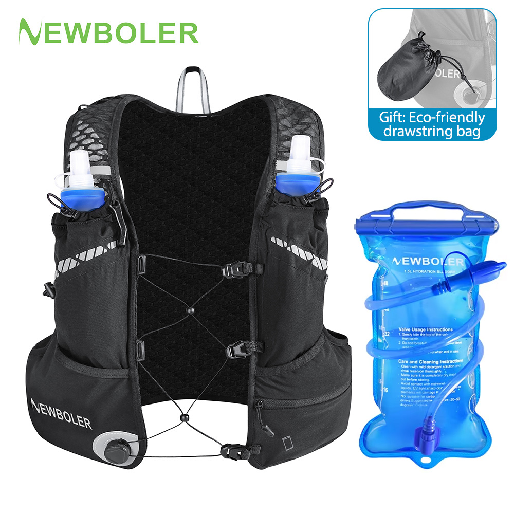 Cycling Gear Duffle - 8L Breathable Hydration Vest Pack For