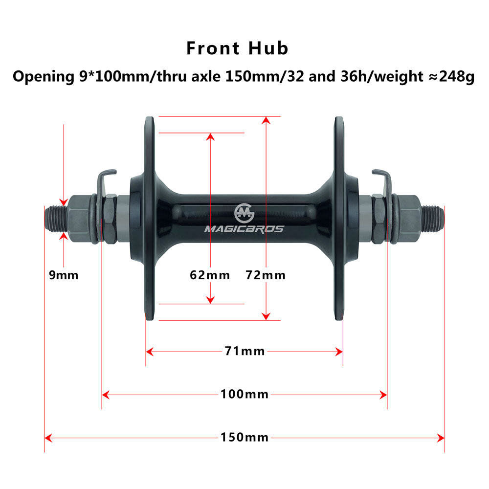 MAGICBROS Fixed Gear Bike Hub  - Cycling Gear Hub review and price