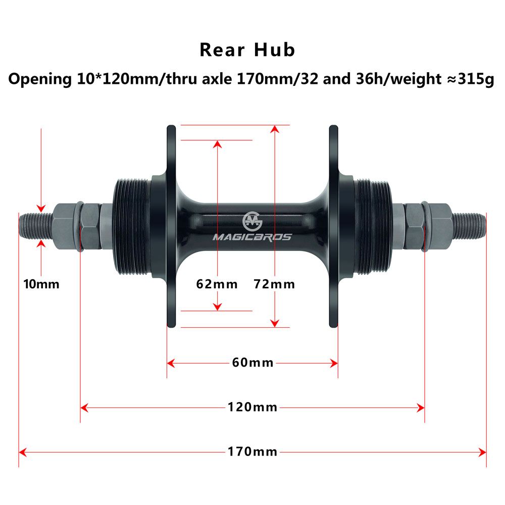 MAGICBROS Fixed Gear Bike Hub  - Cycling Gear Hub review and price