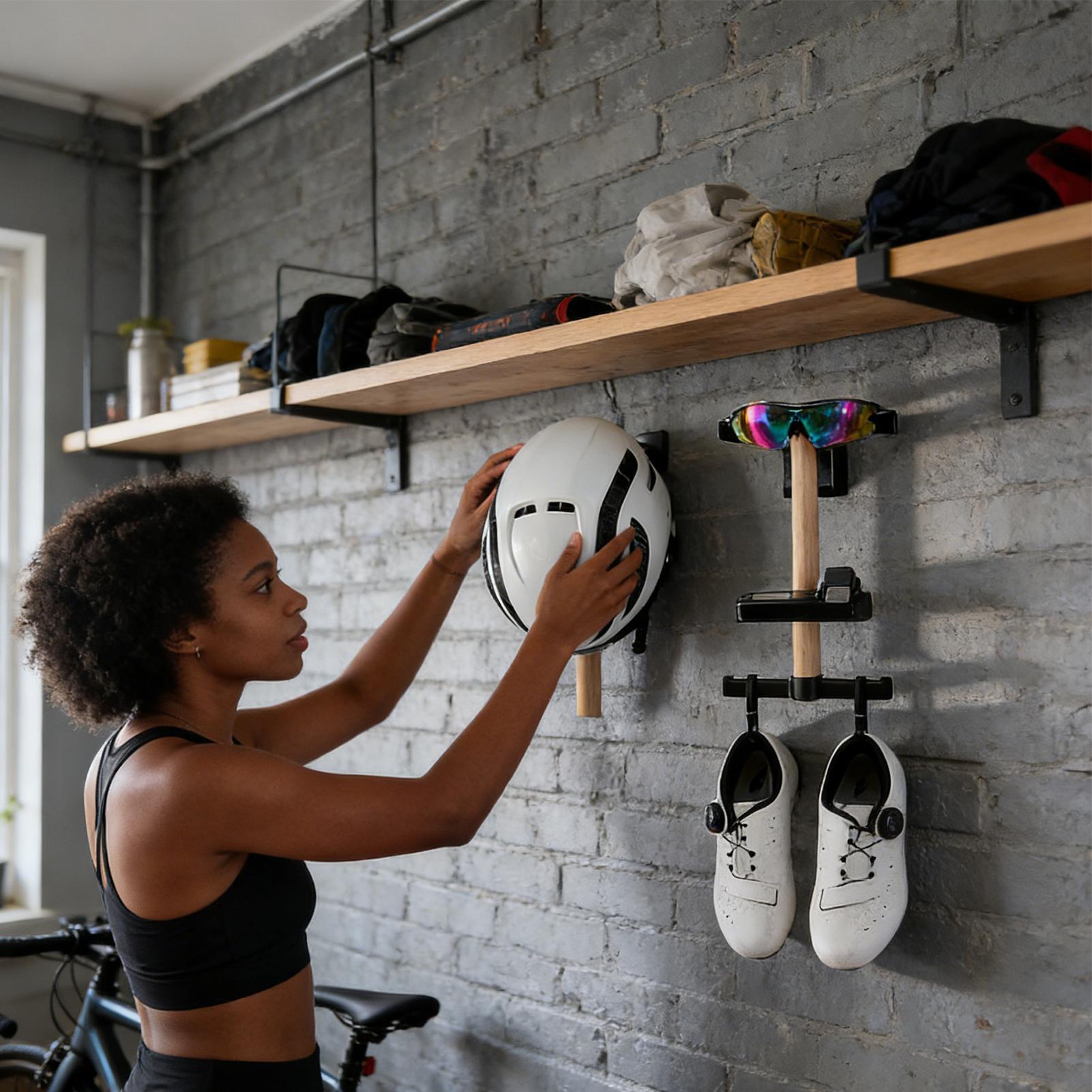 Bicycle Gear Rack 1 Set Wall M - Cycling Gear Organizer review and price