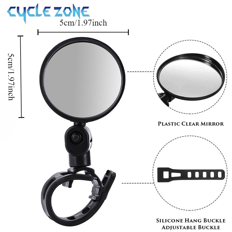 2PCS Bicycle Rearview Mirror 3 - Cycle Zone review and price
