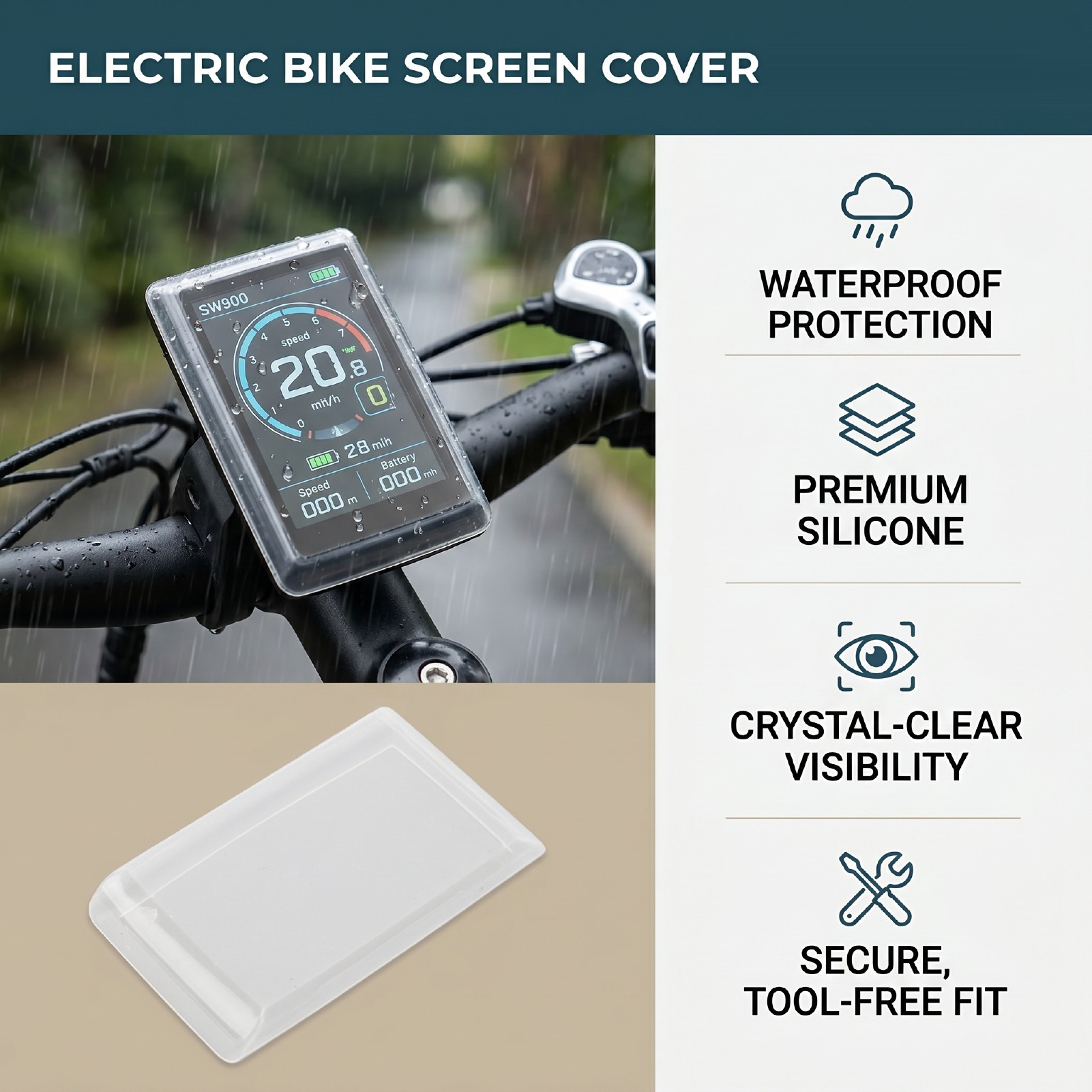 Electric Bike Screen Cover Fit - Bike Speedometer review and price
