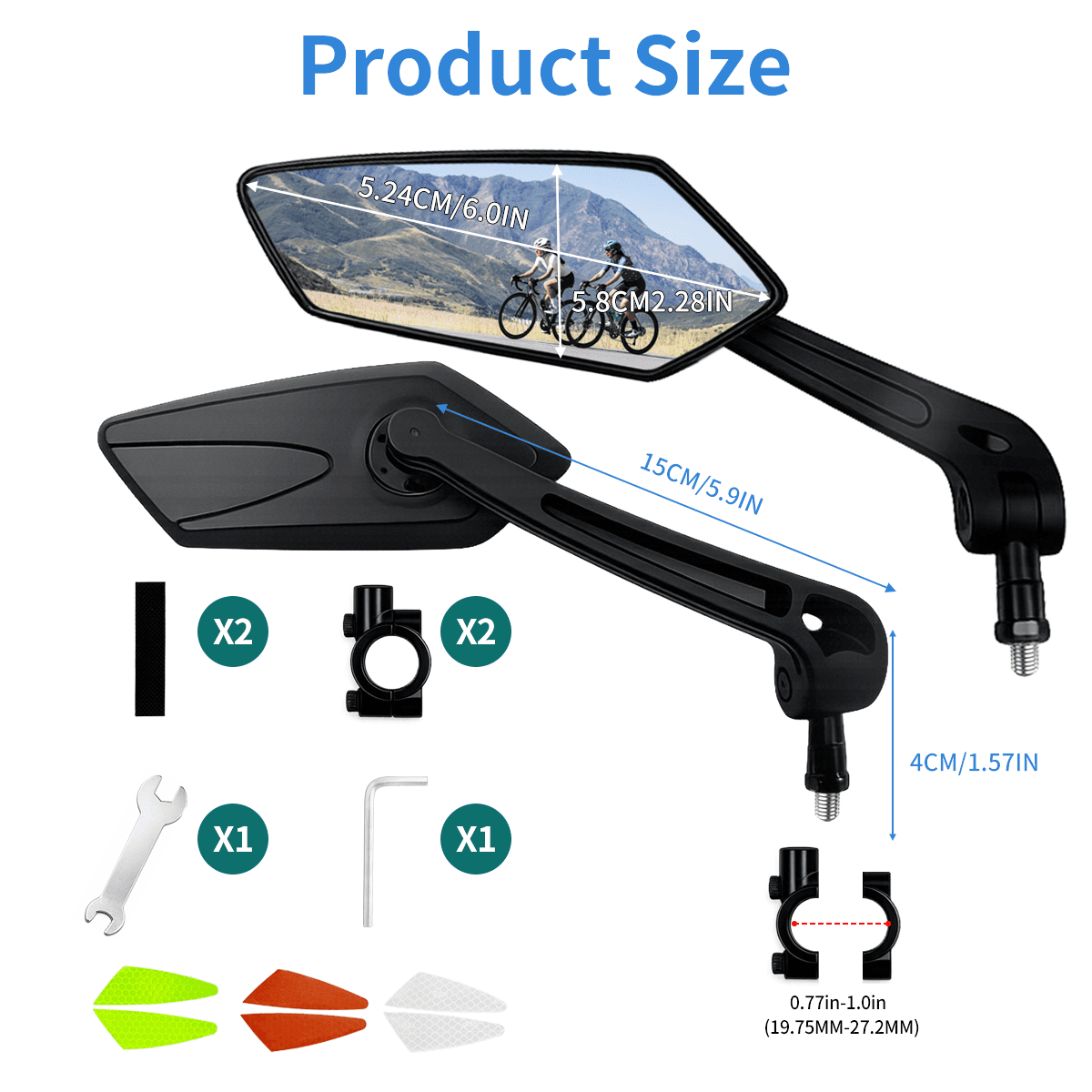 1 Pair Adjustable Handlebar Bi - Cycle Zone review and price