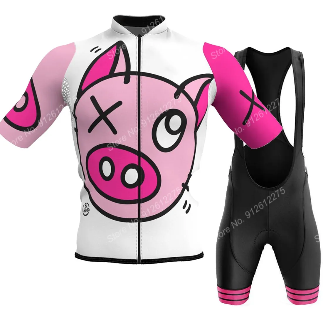 Set Cartoon Comic Pig 2023 Cyc - Cycling Gear Jersey review and price