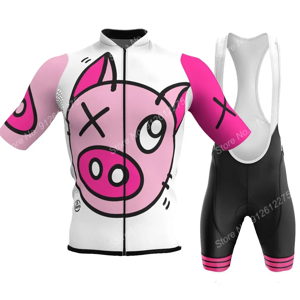 Set Cartoon Comic Pig 2023 Cyc - Cycling Gear Jersey review and price