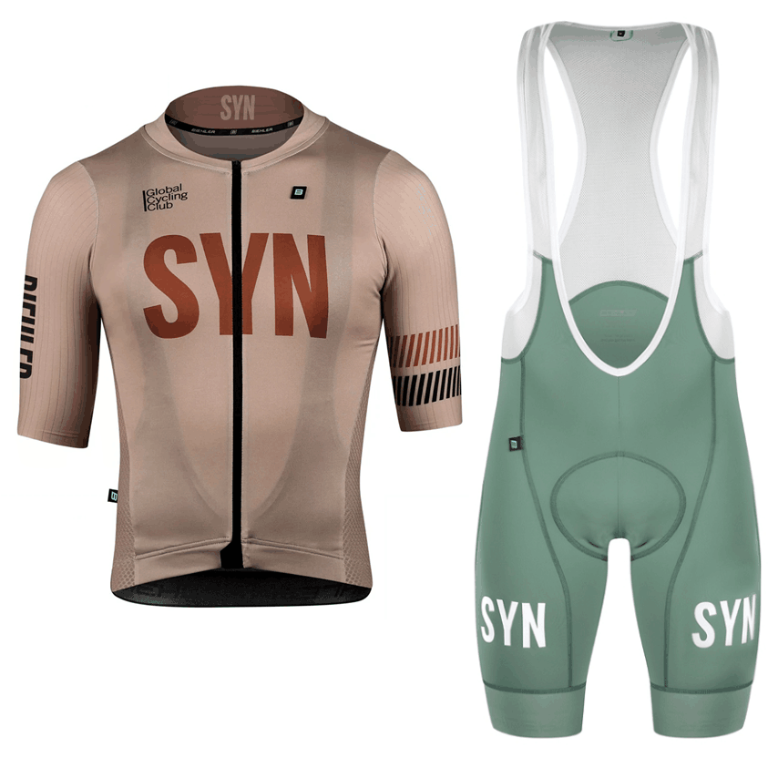 SYN Brown Cycling Clothing men - Cycling Gear Sale review and price