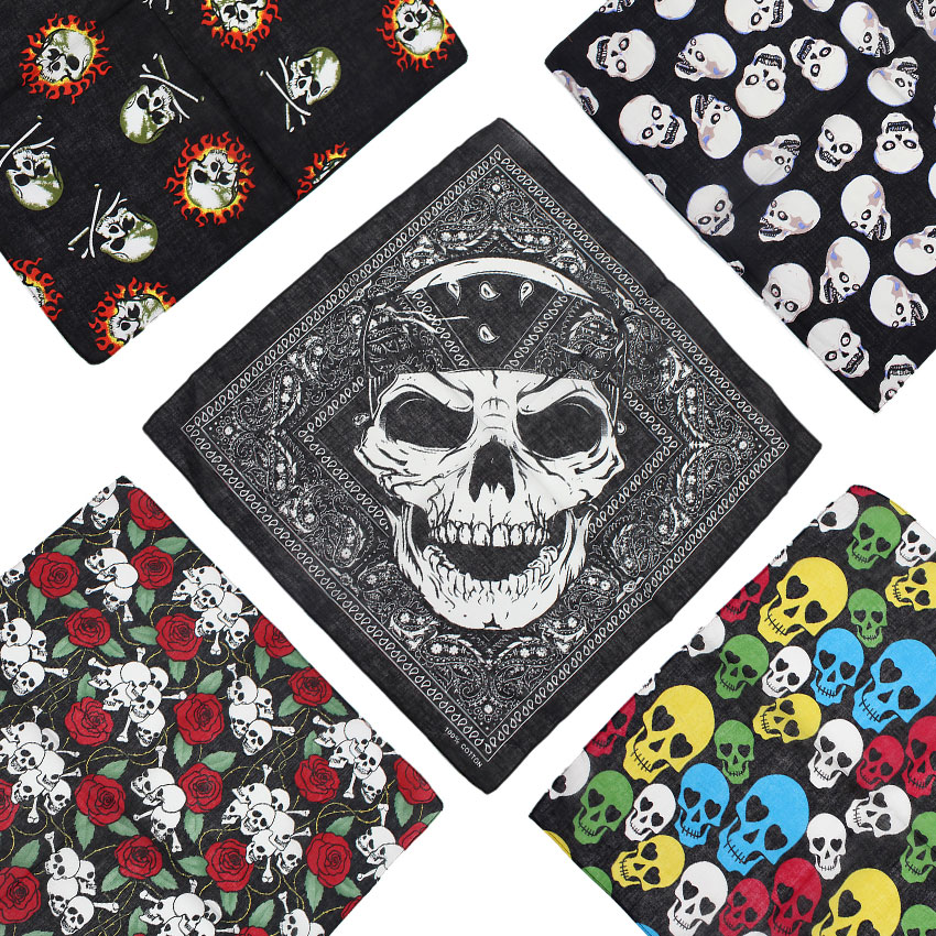 Skull Bandana Square Scarf 100 - Cycle Zone review and price
