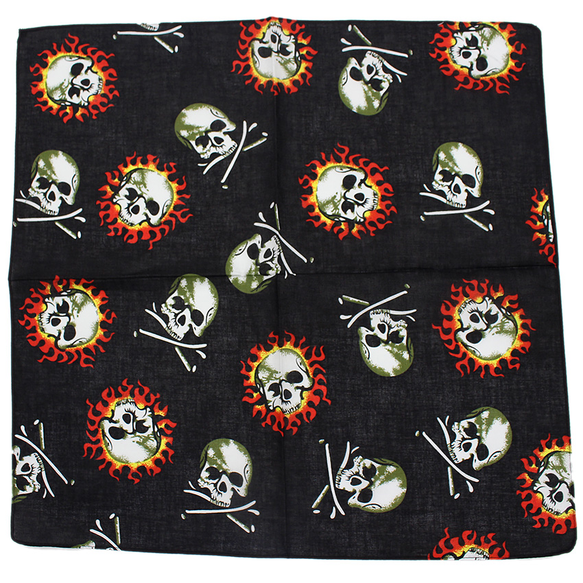 Skull Bandana Square Scarf 100 - Cycle Zone review and price