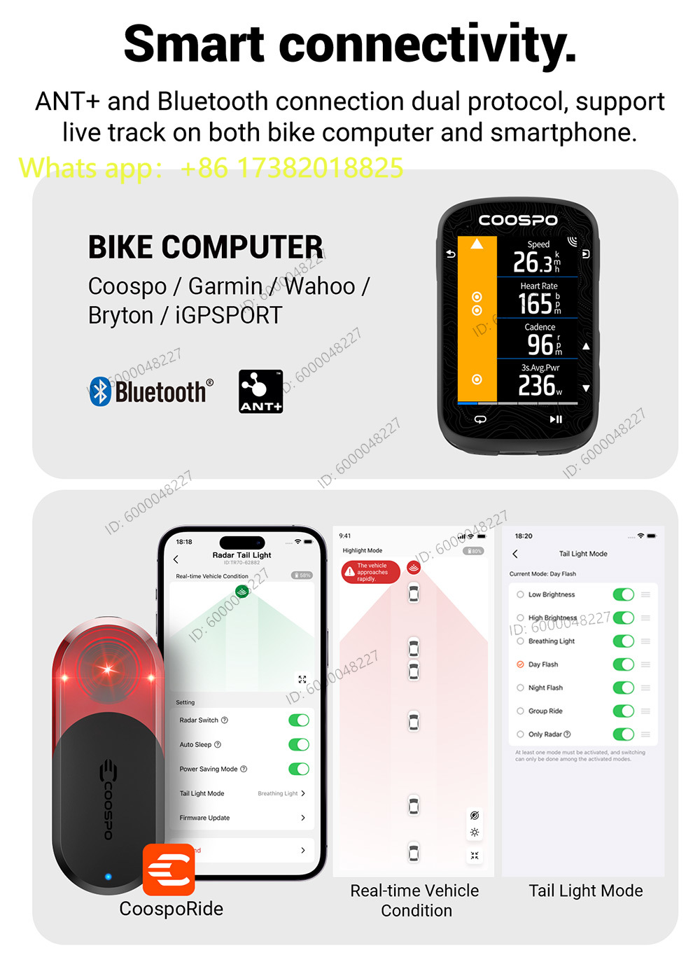 TR70 Radar Tail Light Smart Bi - Bike Tail Light review and price