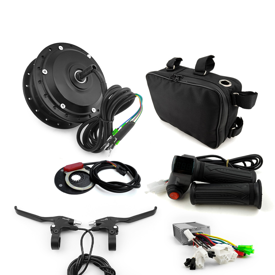 Q02 250W Brushless Geared Hub  - Cycling Gear Hub review and price