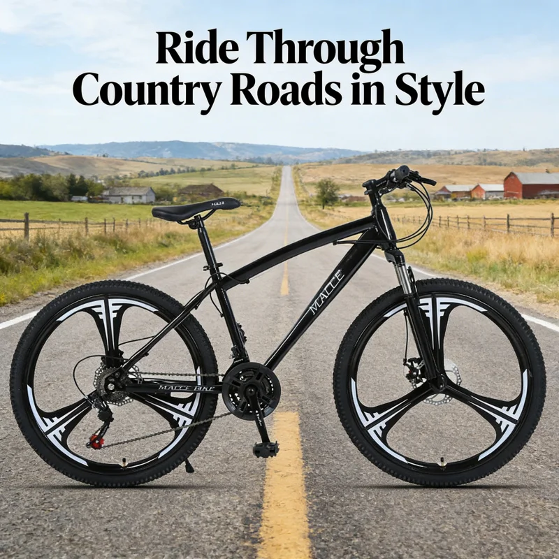 Black 24-inch Three-Knife Moun - Carbon Bike Frame review and price