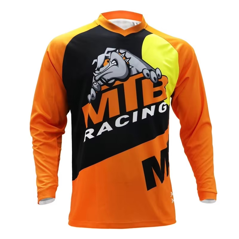 Long Sleeve MTB Racing Jersey  - Cycling Gear Jersey review and price