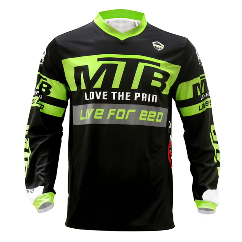 Long Sleeve MTB Racing Jersey  - Cycling Gear Jersey review and price