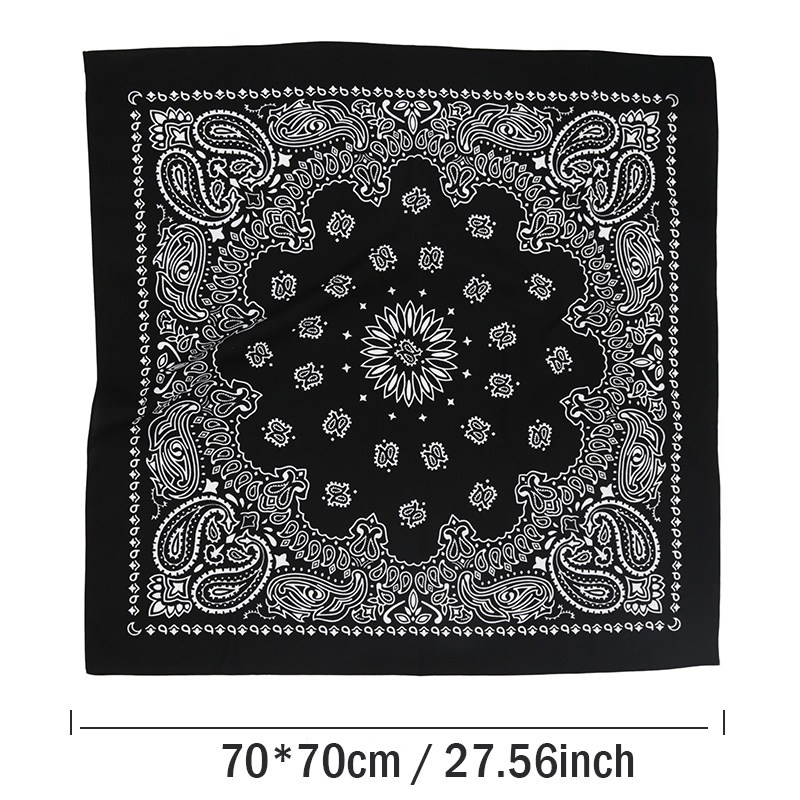 Cotton Black Big Size 70*70cm  - Cycle Zone review and price